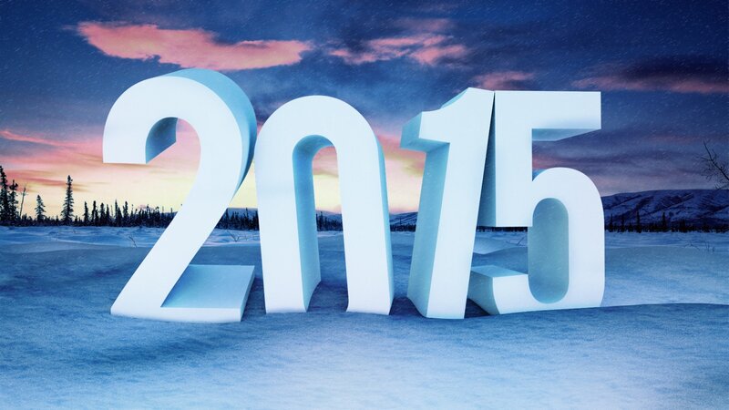 2015 Numerals in Snow