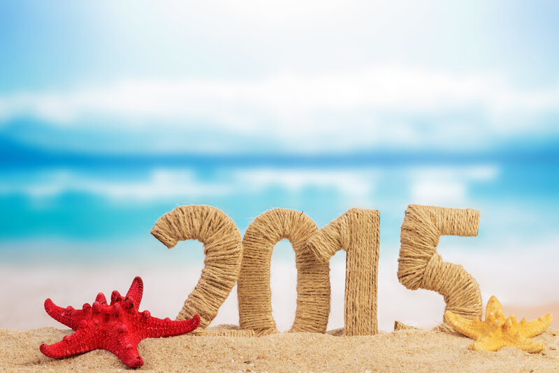 2015 Text on Beach