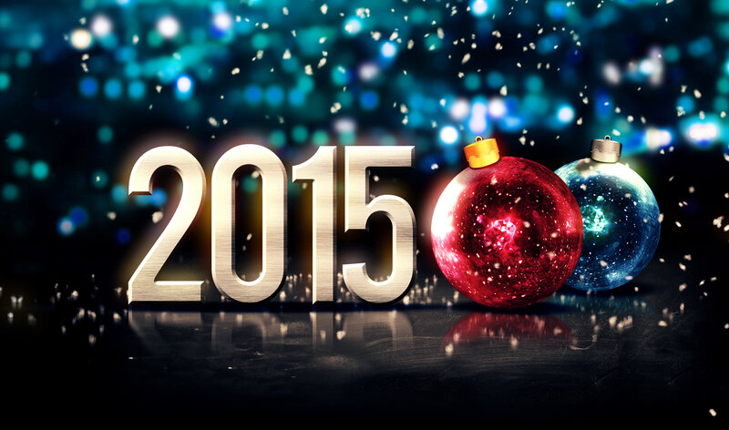 2015 Text with Ornaments