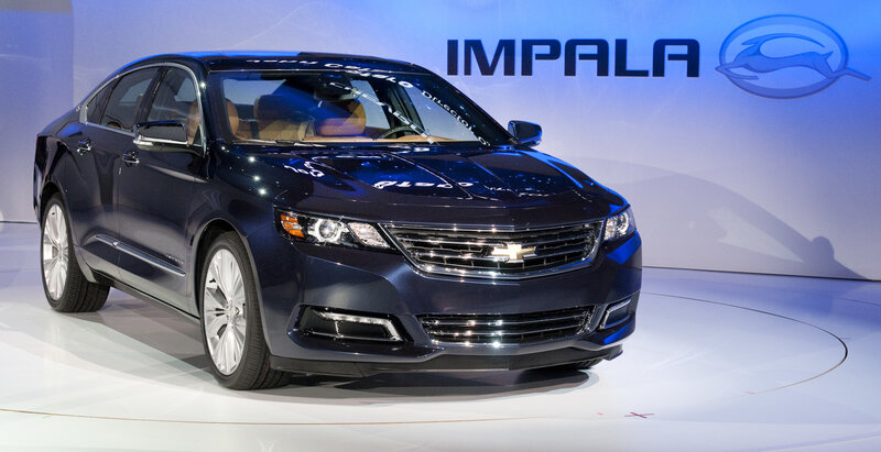 2016 Chevrolet Impala on display