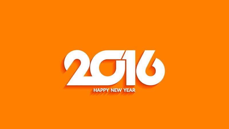 2016 New Year Text