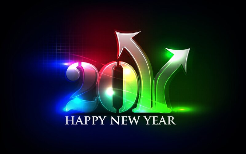 2017 New Year Text