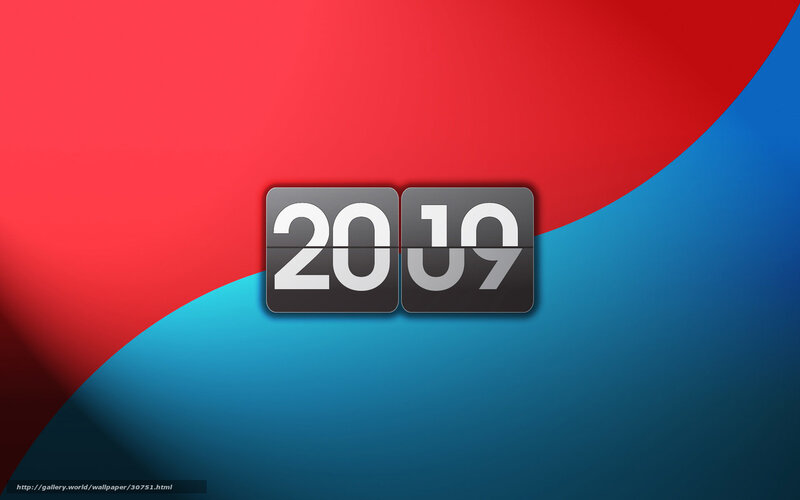 2019 calendar graphic