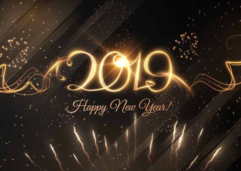 2019 New Year Celebration — Black