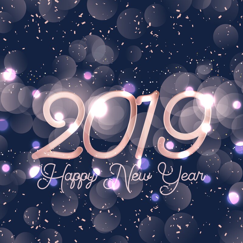 2019 New Year Text