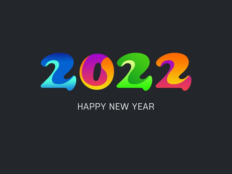 2022 New Year Text