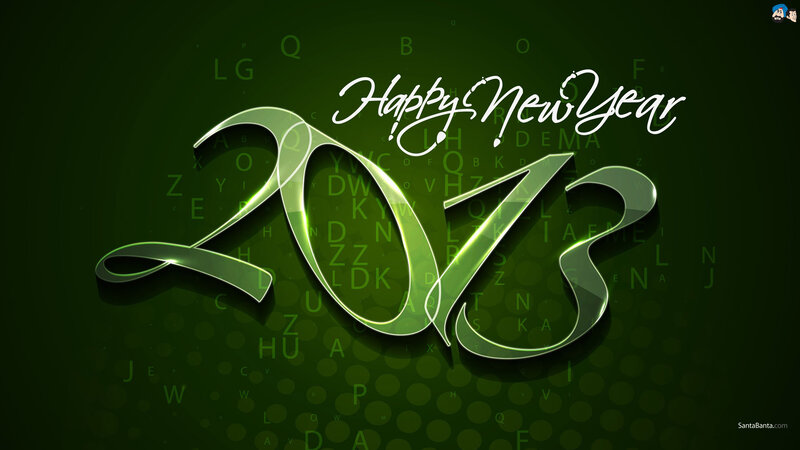 2023 New Year Graphic — Green