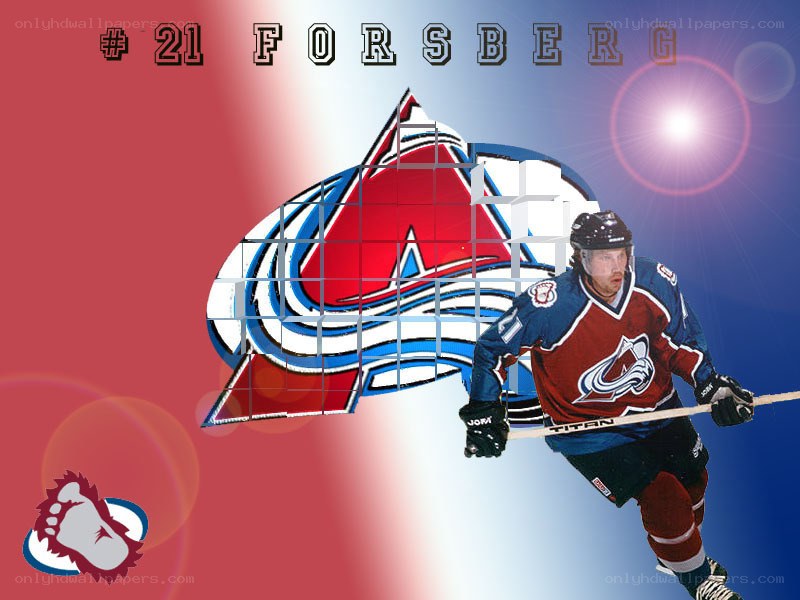 #21 Forsberg hockey player