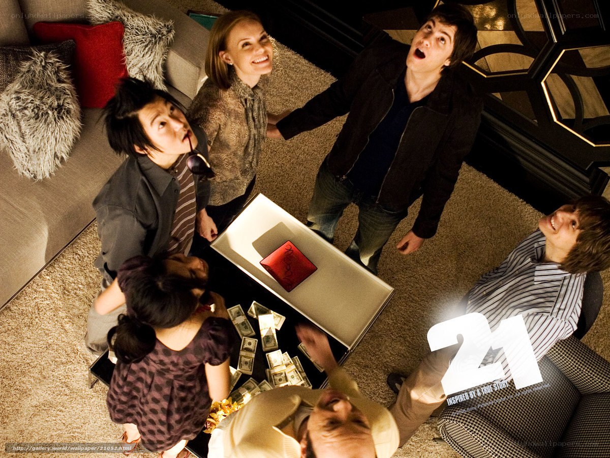21 movie scene with money