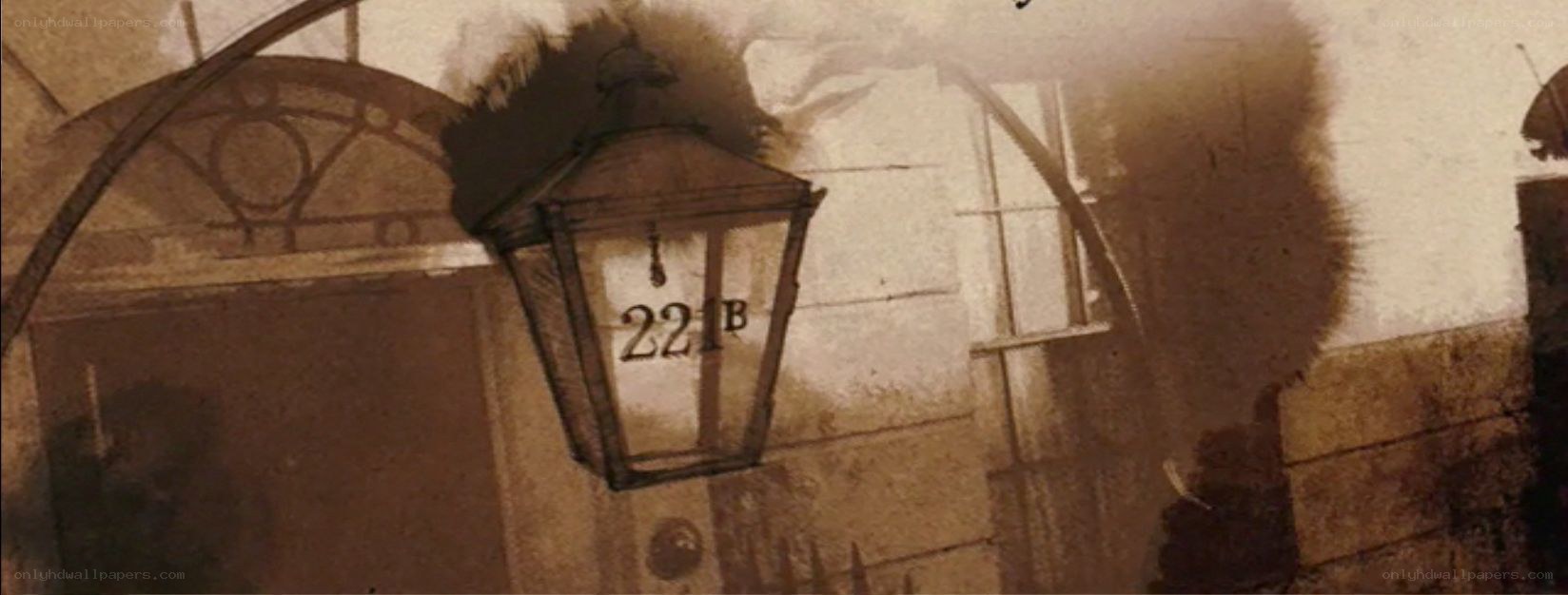 221B lamp post illustration
