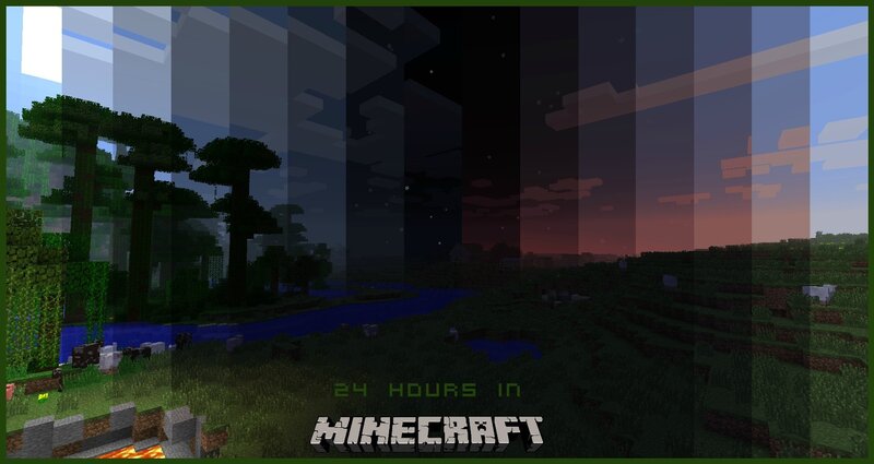 24 Hours in Minecraft