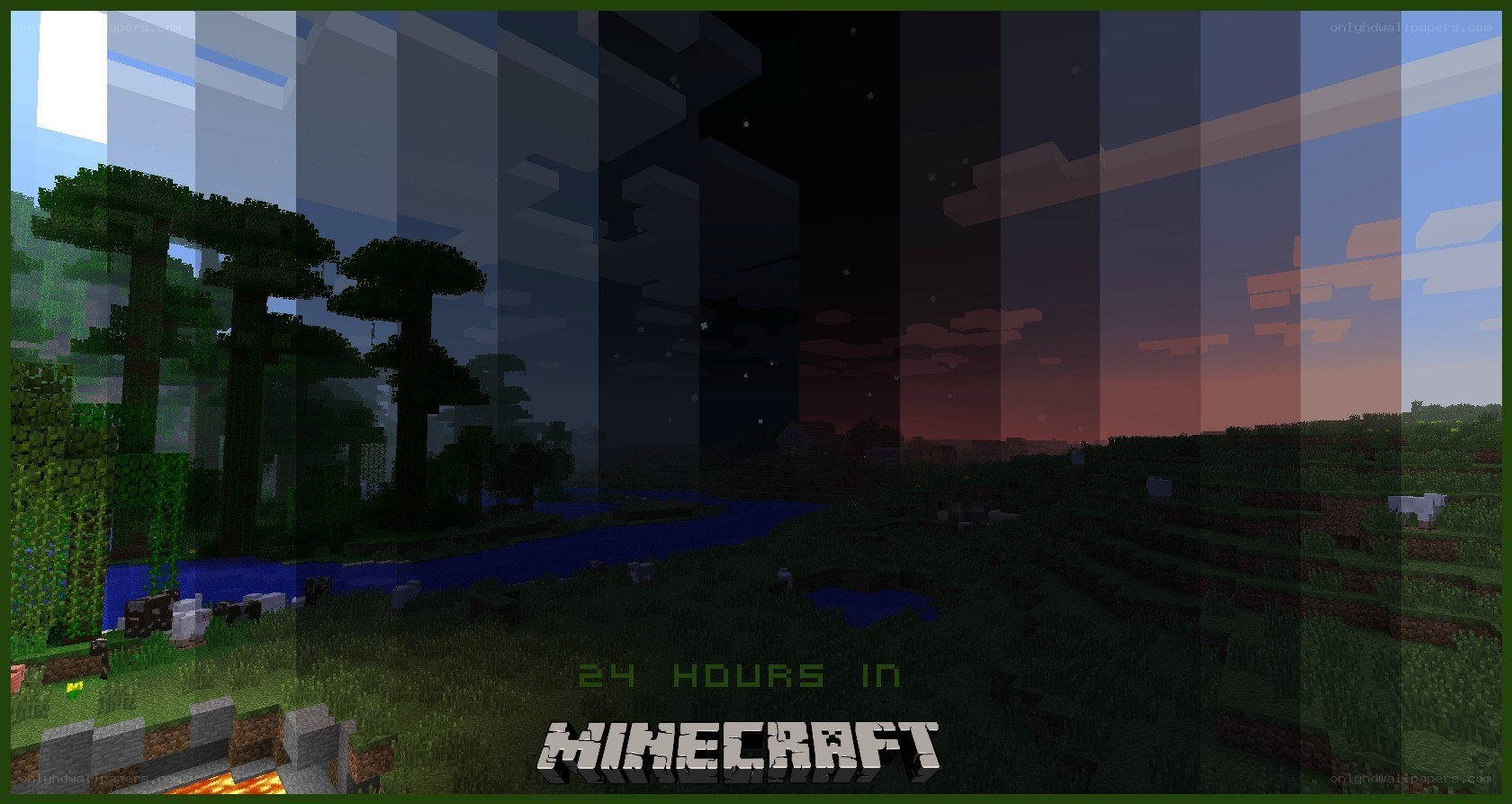 24 Hours in Minecraft