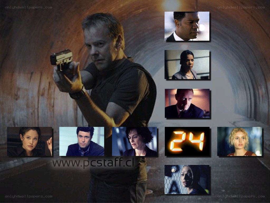 24 TV series collage