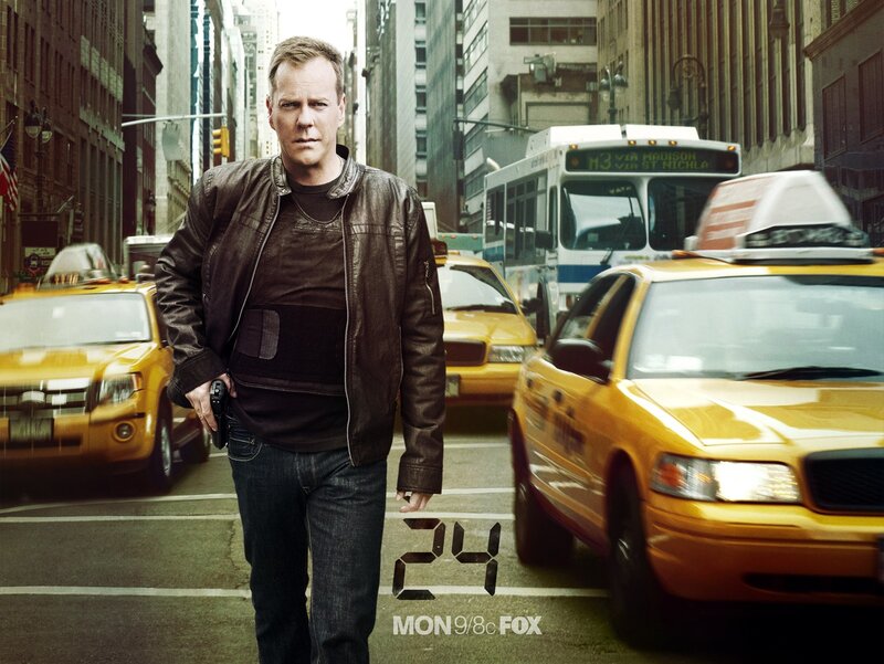 24 TV show promotional poster