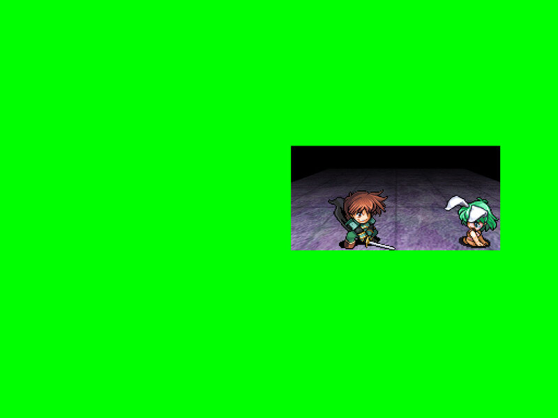 2D game characters in dungeon