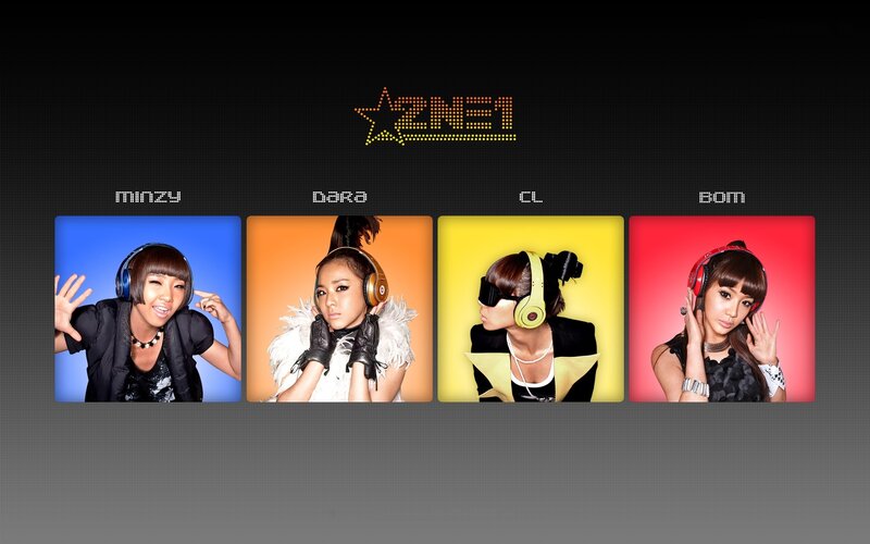 2NE1 group portrait