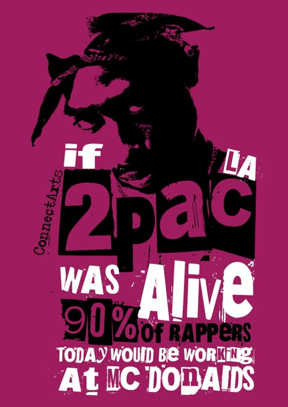 2Pac tribute poster