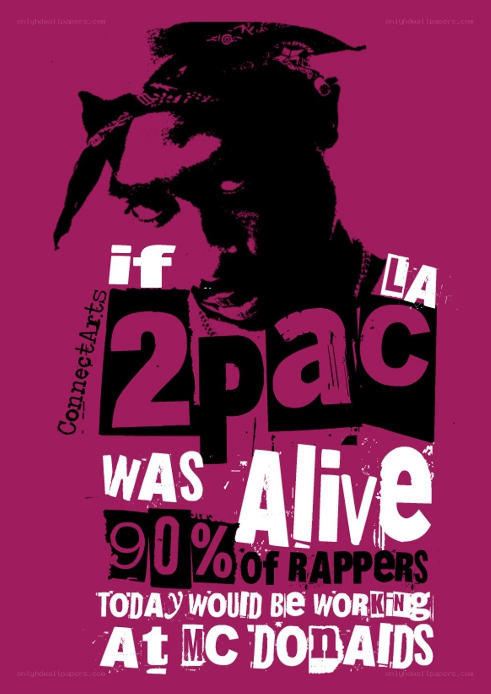 2Pac tribute poster