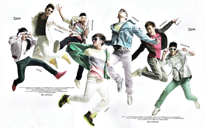 2PM group photo shoot
