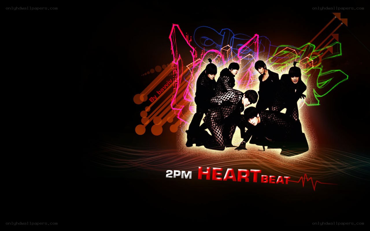 2PM Heartbeat promotional art