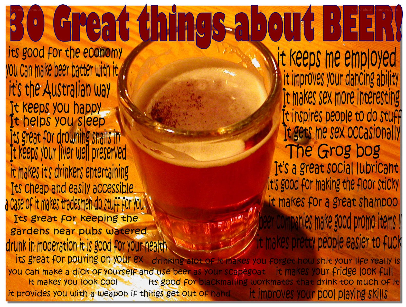 30 Great Things About Beer