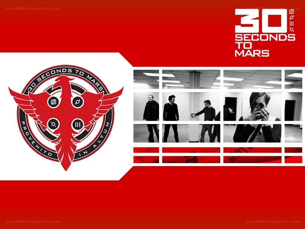 30 Seconds to Mars logo and photos