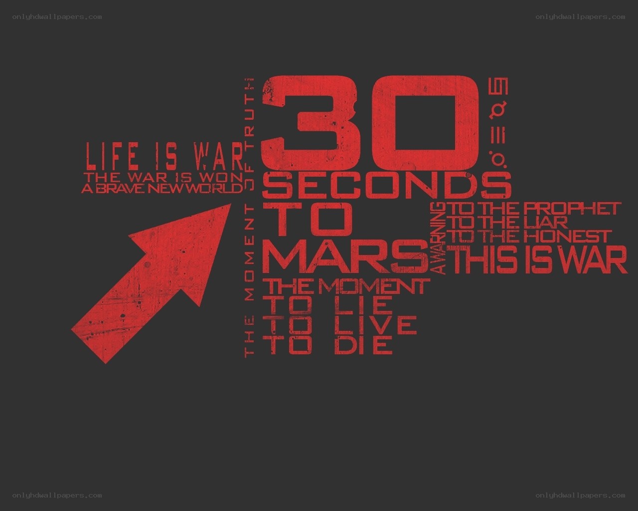 30 Seconds to Mars promotional art