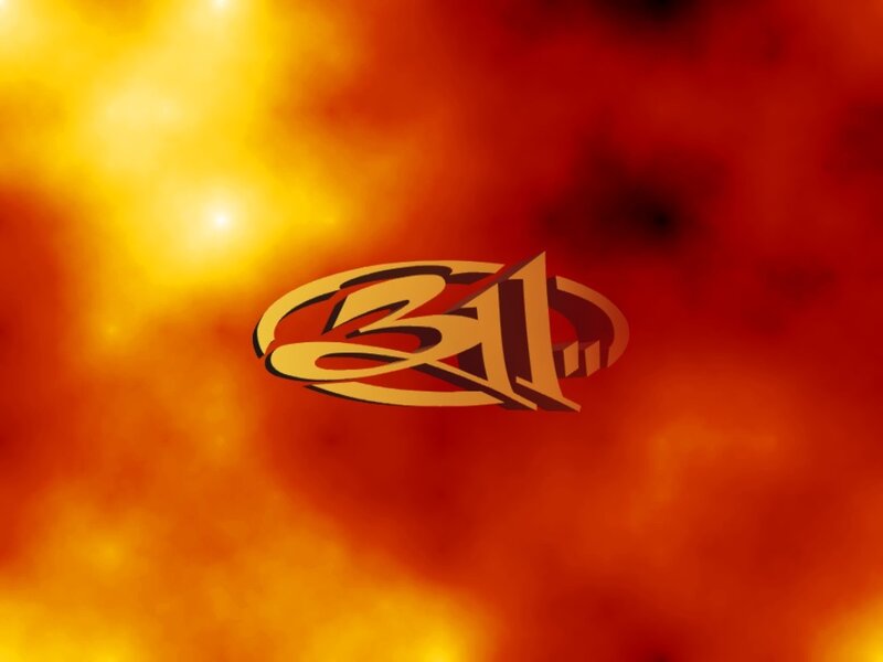 31 logo on fiery background