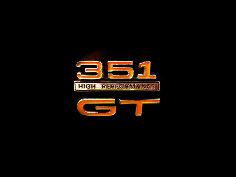 351 High Performance GT emblem