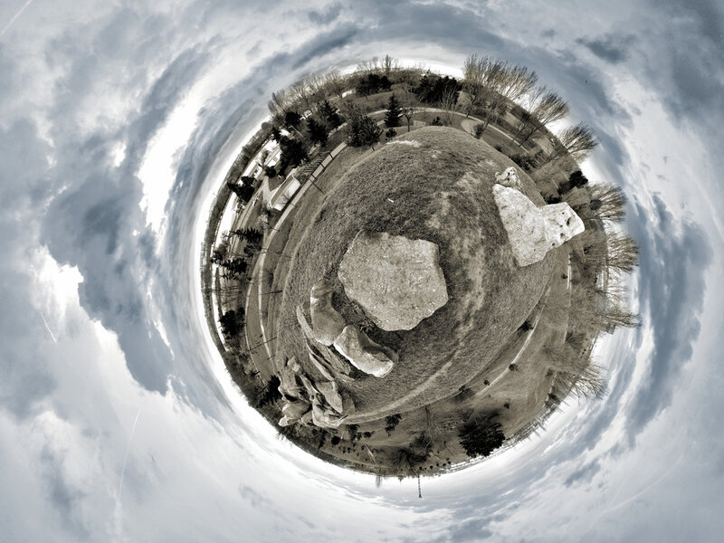 360-degree landscape panorama