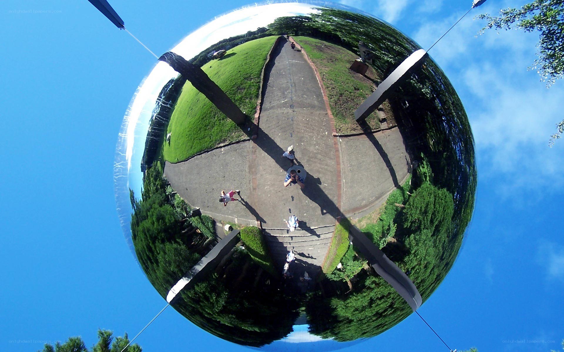 360-degree park view