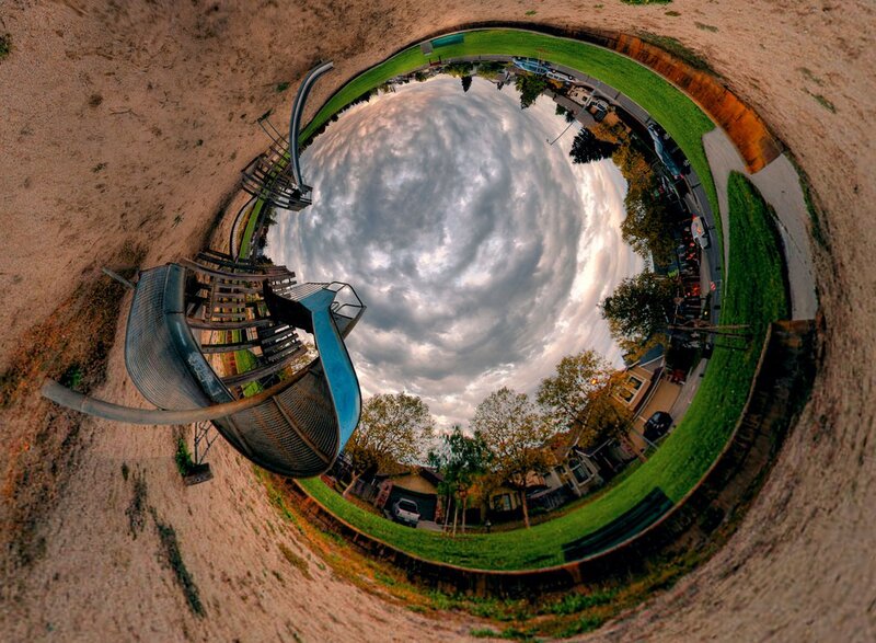 360-degree playground view