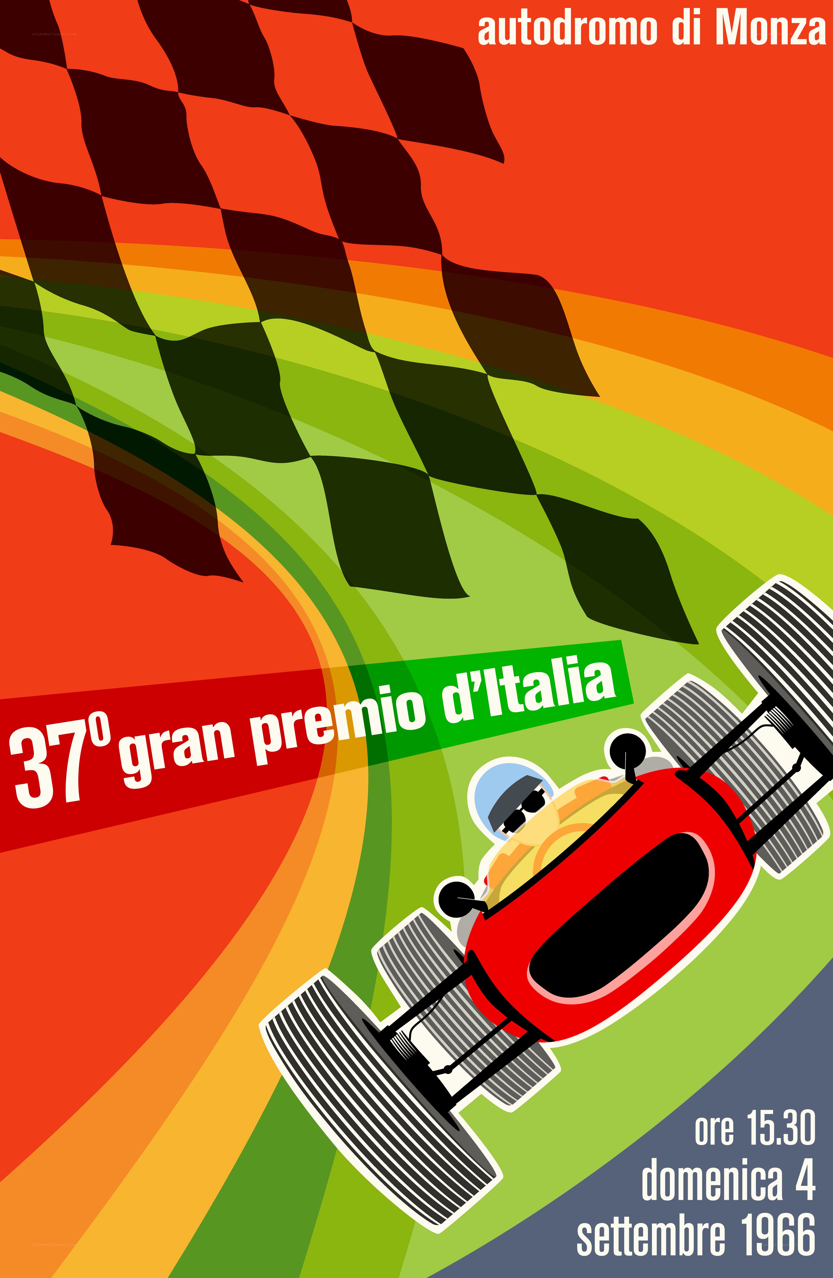 37th Italian Grand Prix poster