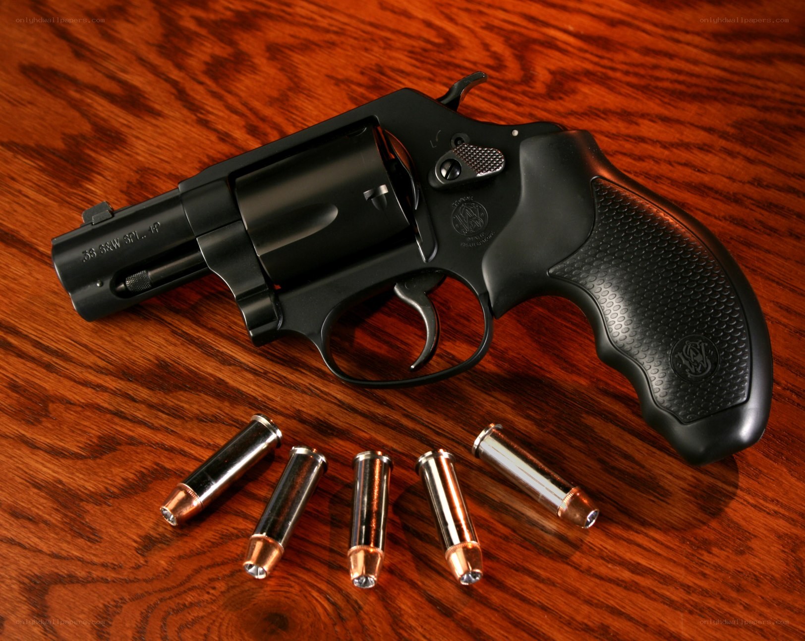 .38 caliber revolver with ammunition