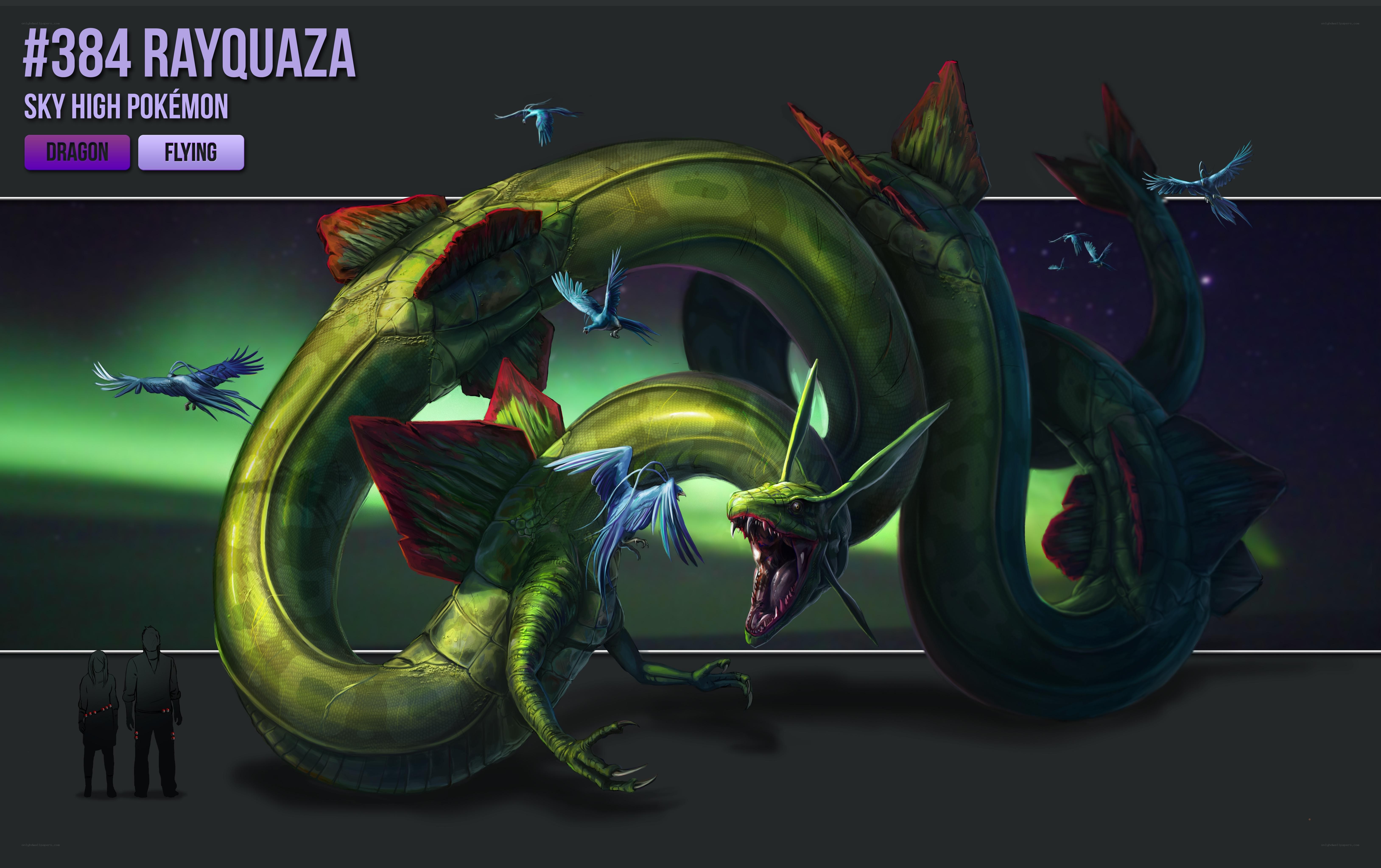 #384 Rayquaza concept art