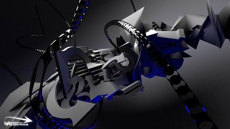 3D abstract digital art