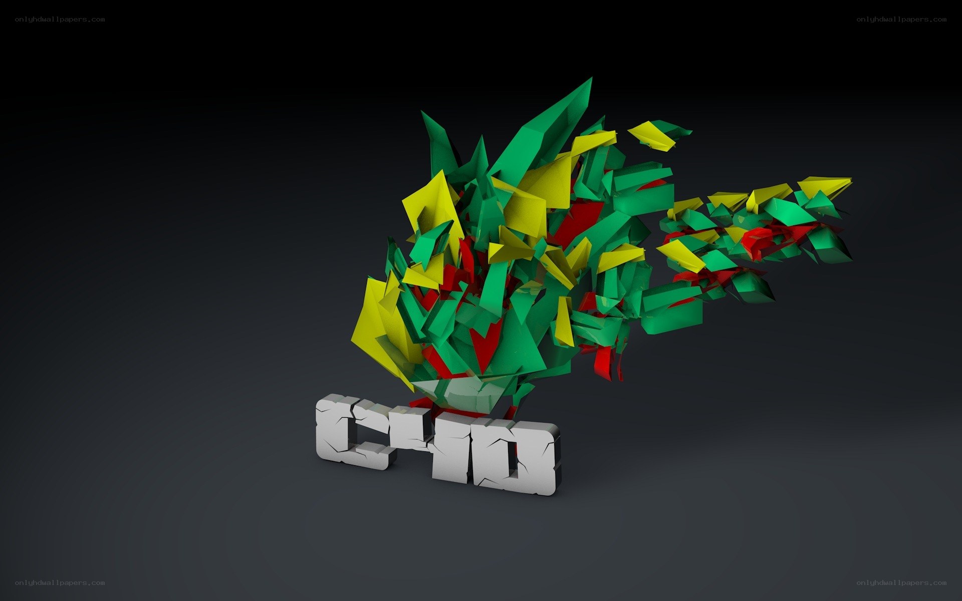 3D abstract explosion