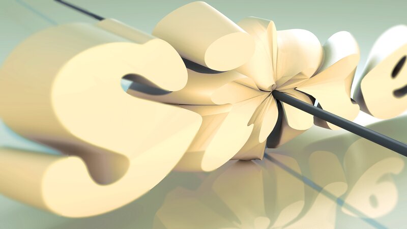 3D abstract floral design