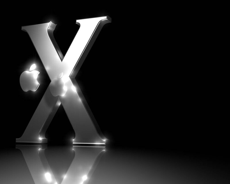 3d Apple X Logo