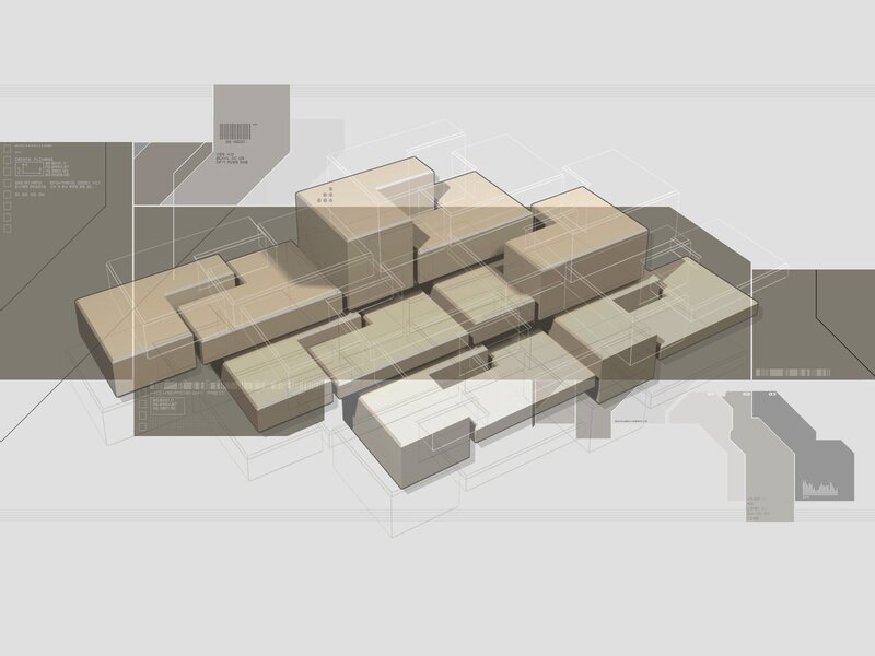 3d Architectural Model — Beige