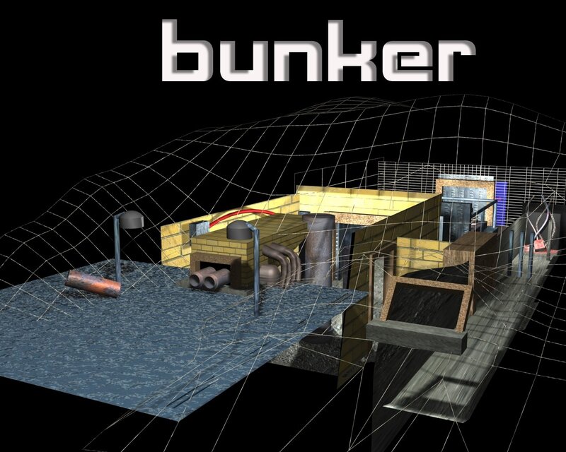 3D bunker model