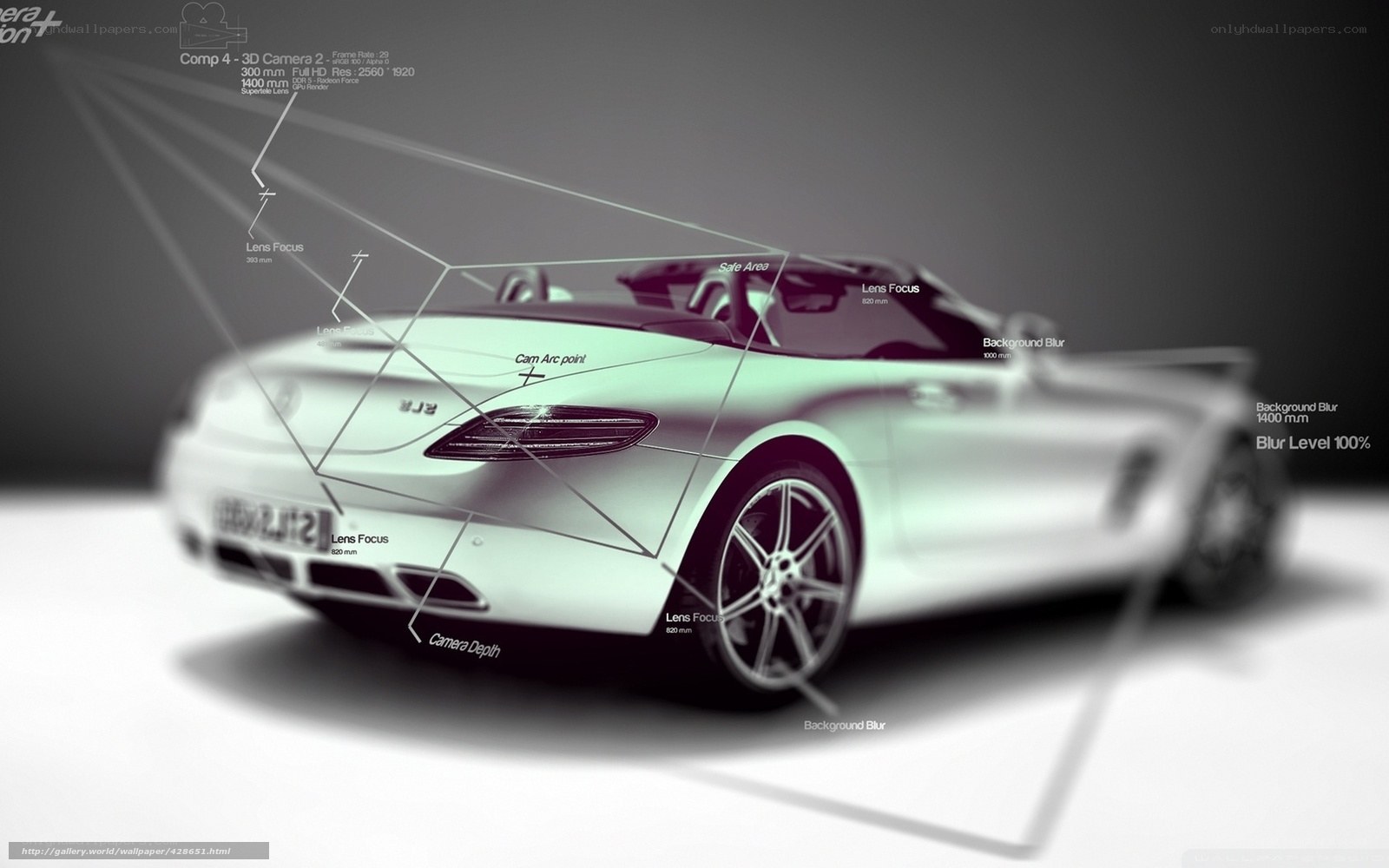 3D car design visualization