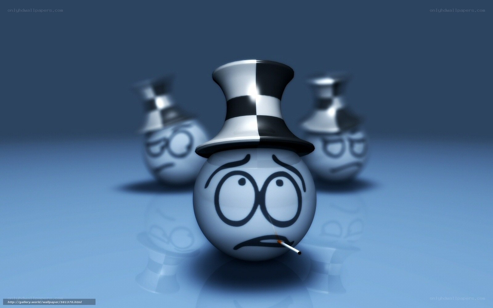 3D cartoon characters with hats