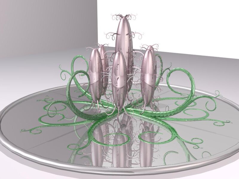 3D chandelier design