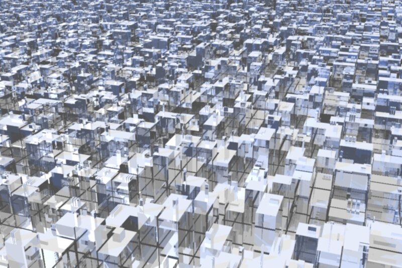3d City Grid