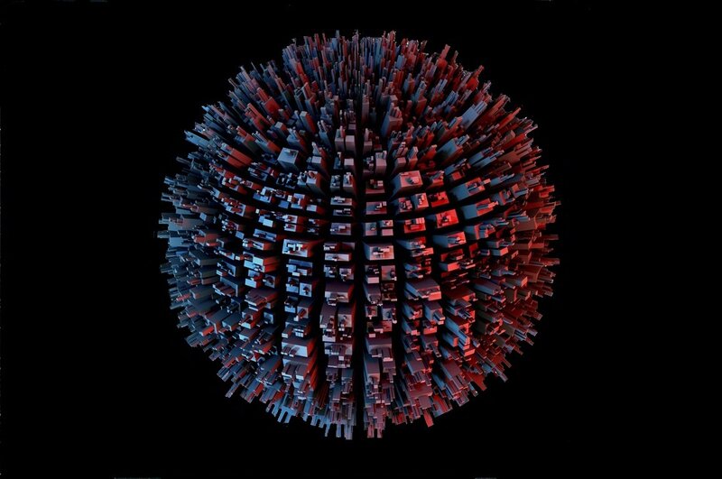 3d City Sphere