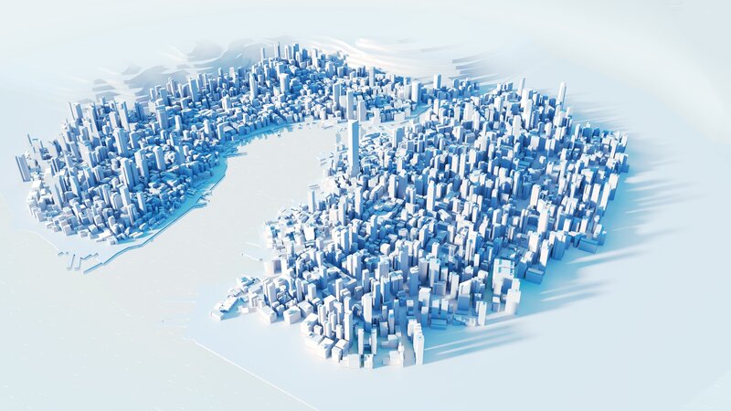 3D cityscape model