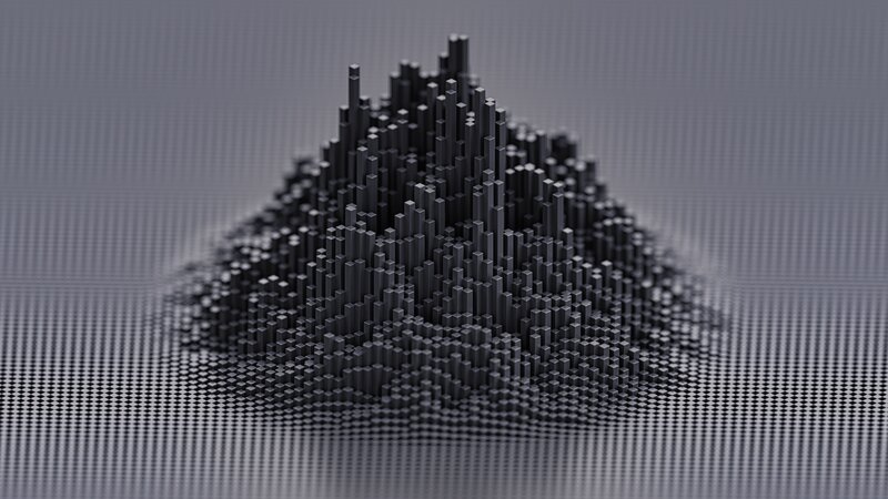 3d Column Cluster