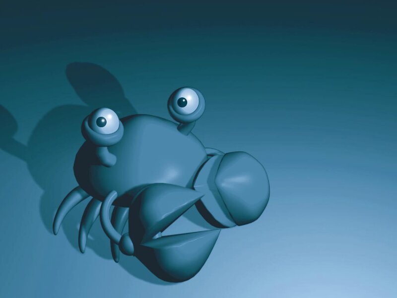 3D crab model