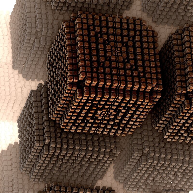 3D cube fractal structure